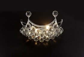Cesto Crystal Wall Lights Diyas Flush Crystal Wall Lights